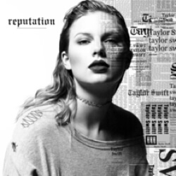 Reputation album cover Taylor Swift 