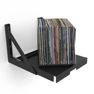 Vinyl storage shelf
