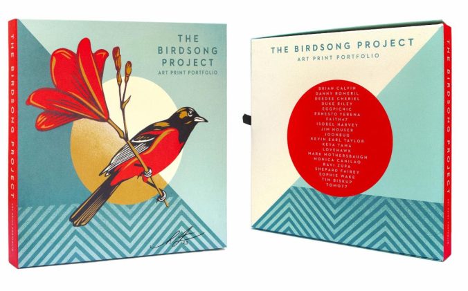Shepard Fairey and Randall Poster Keep The Birdsong Project Going Strong with a New Art Print Portfolio
