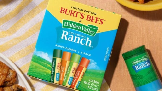 Hidden Valley Ranch and Burt’s Bees’ Lip Balm Collab Is Deliciously Unhinged