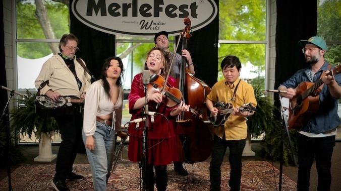Watch Twisted Pine with Jerry Douglas at the Paste Sessions From MerleFest