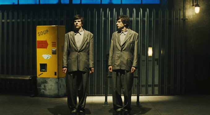 Jesse Eisenberg in The Double, double roles