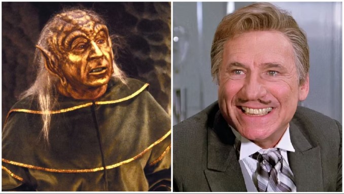 Mel Brooks in Spaceballs, double roles