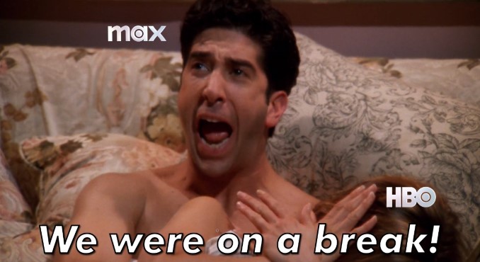 HBO Max Friends meme