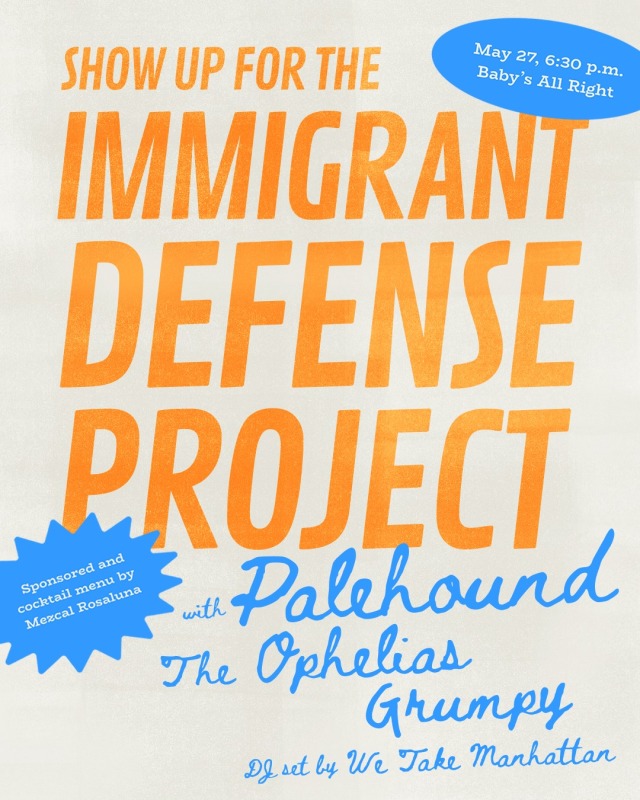 Immigrant Defense Project flyer 
