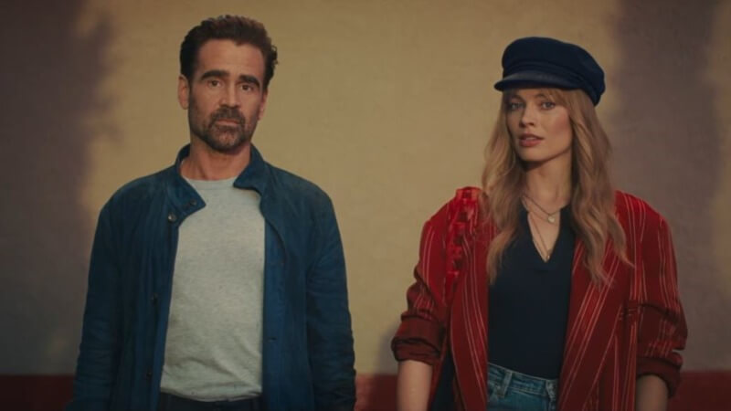 Margot Robbie and Colin Farrell Embark on Trailer for A Big Bold Beautiful Journey