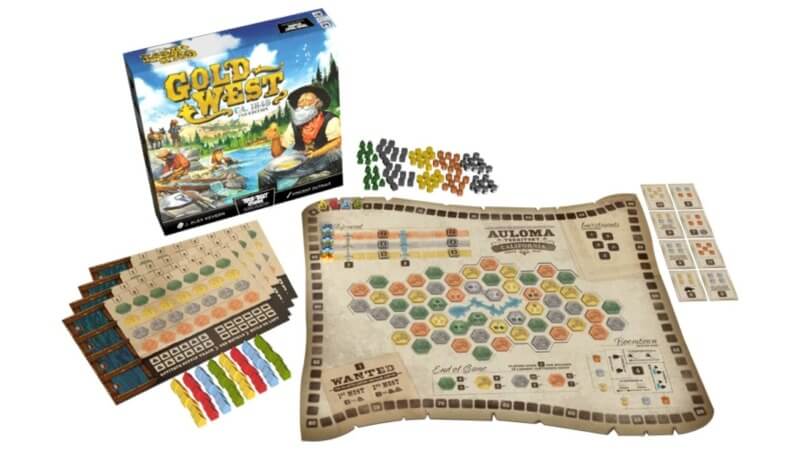 Strike It Rich in the Board Game Boomtown of Gold West