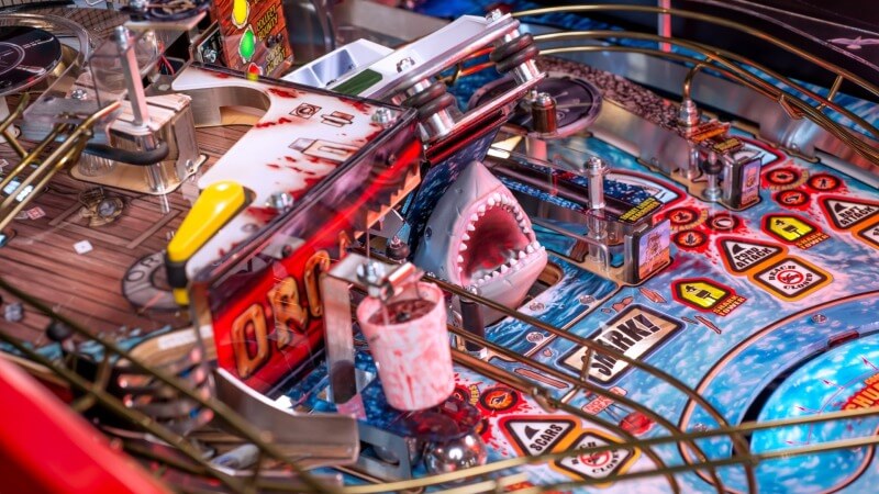 The Jaws Pinball Machine Is Getting a 50th Anniversary Premium Edition