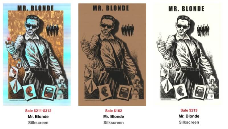 Mr. Blonde posters