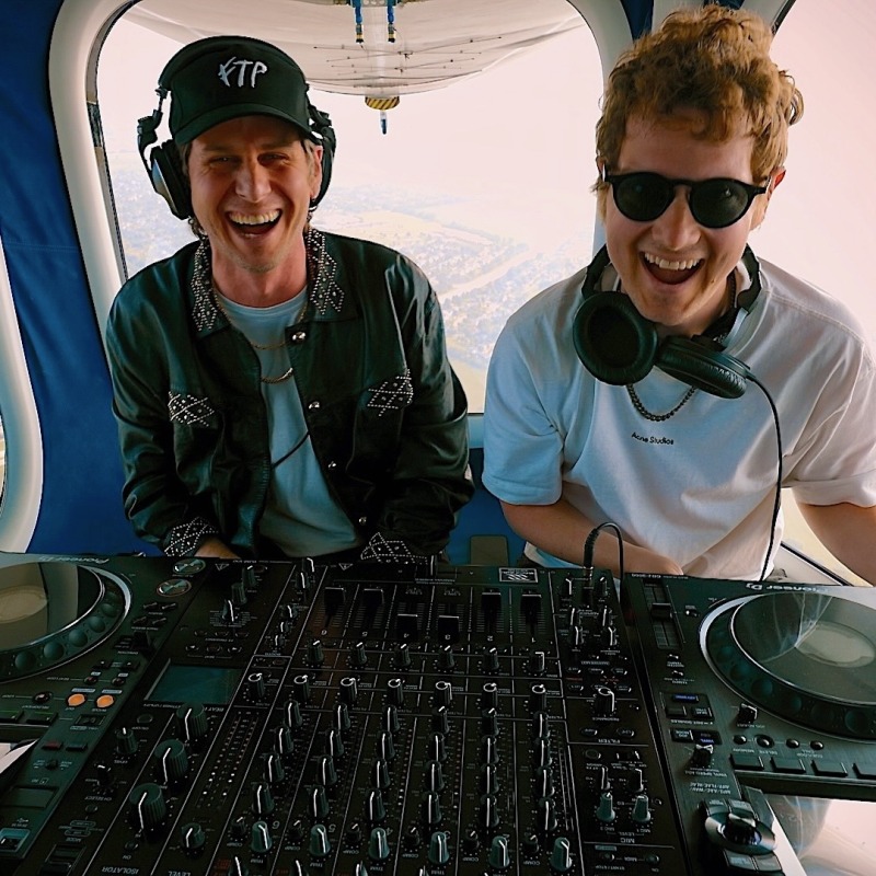 Watch Foster the People's Paste DJ Session up in the Goodyear Blimp