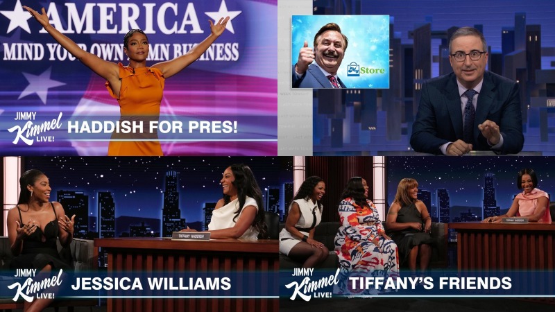 Late Night Last Week: Tiffany Haddish Guest Hosts Kimmel as John Oliver Pokes Fun at Mike Lindell