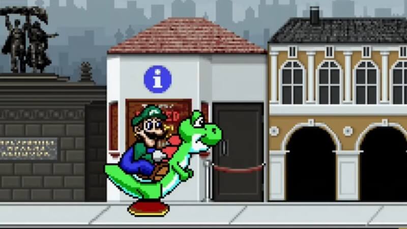 Mario Is Missing: Learning about the World with a Weirdly Long Yoshi