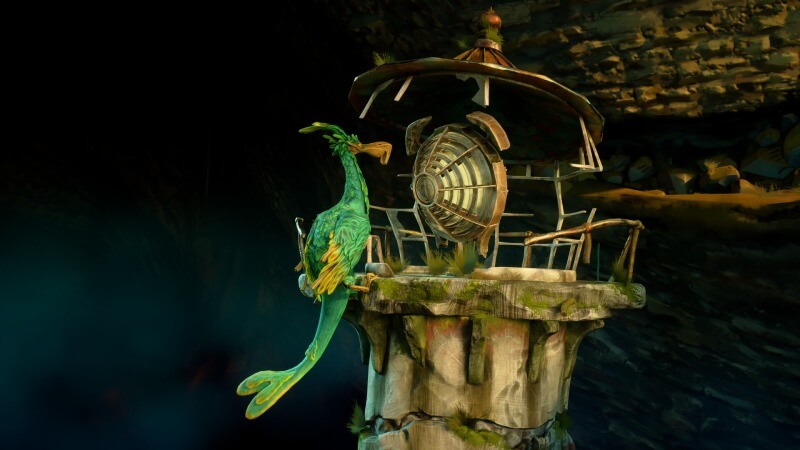 Inside Double Fine’s “Weird But Chill” Puzzle Game Keeper