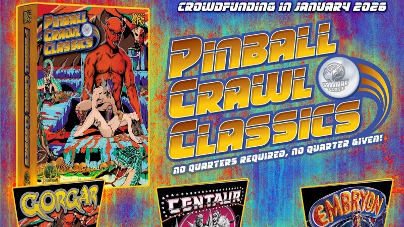 Pinball Crawl Classics Will Turn Pinball Machines into Tabletop Adventures