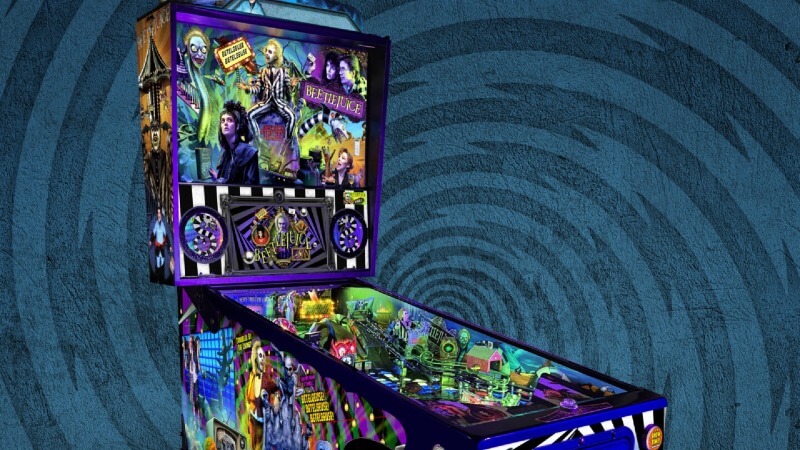 The Beetlejuice Pinball Machine Looks Super Beetlejuice-y